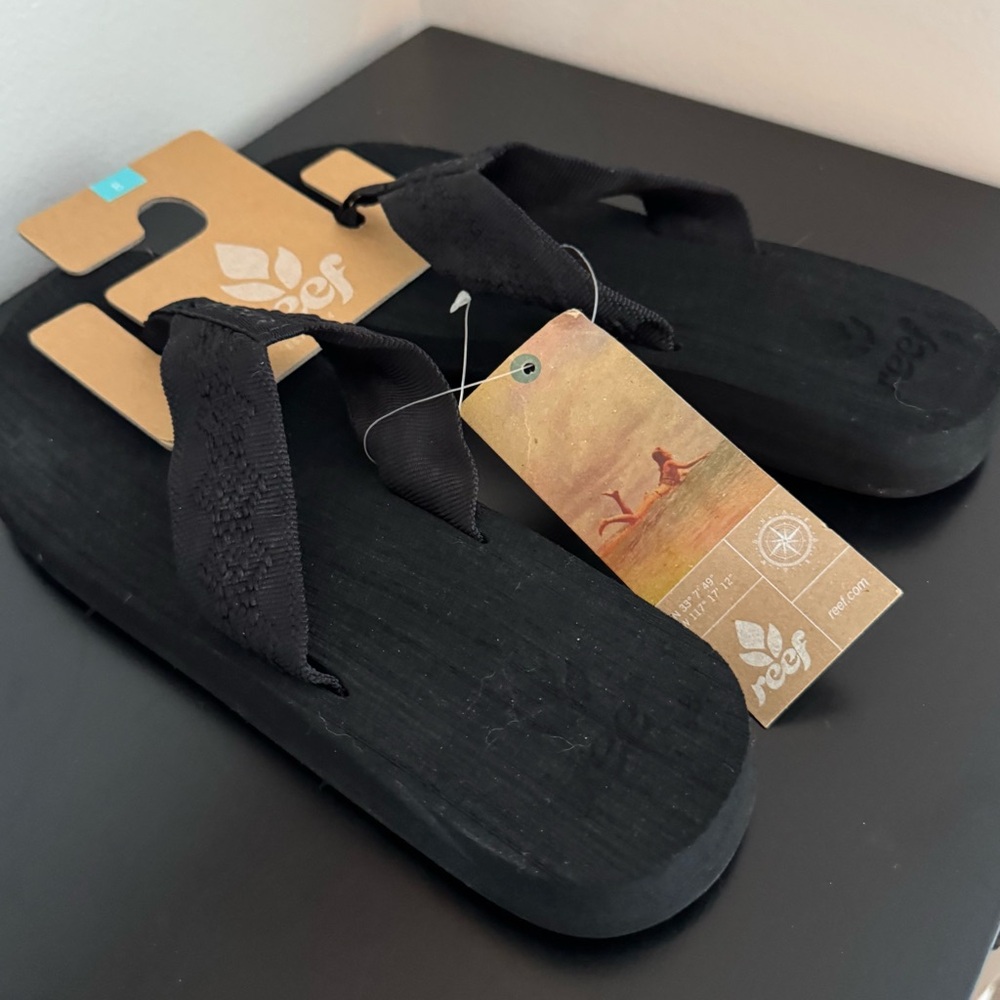 Reef Classic Black Sandals